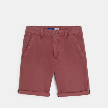 شورت قماش بلون الشوكولاتة...